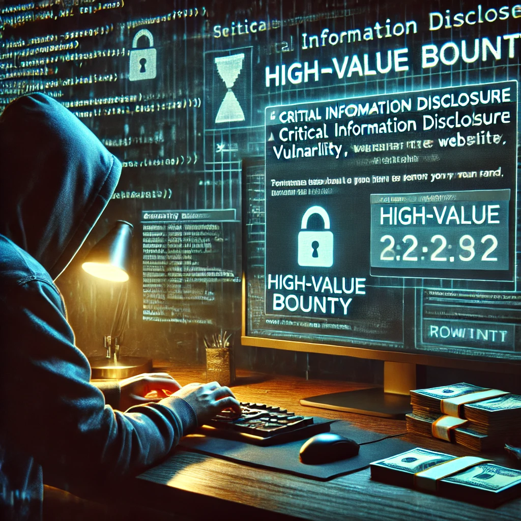 Information Disclosure Leading to a $$$ Bounty in 30 Minutes